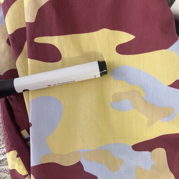 Members Only Iconic Racer Jacket Small Camo Bomber Burgundy 80’s Fashion Retro - Picture 3 of 15